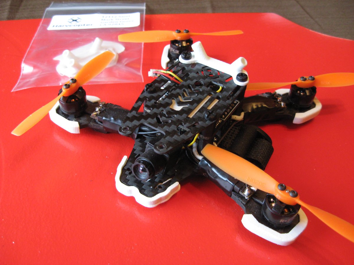 We deliver quality prints! Need something 3D printed? harvcopter.com #quadcopters #drones #fpv #3Dprinting