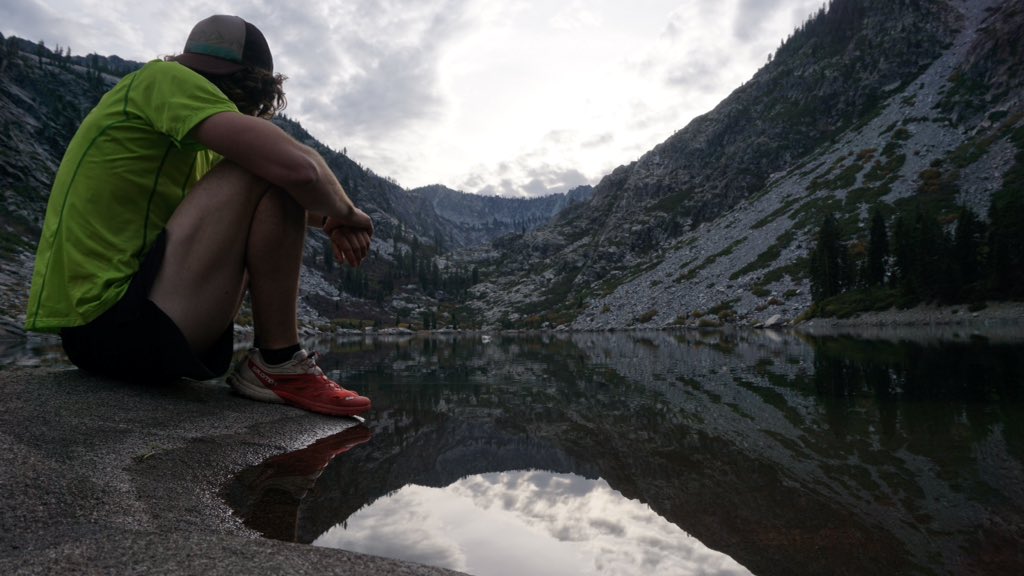 A great adventure of 2015 was running to this alpine lake for sunset, then running back via headlamp. #exploremore
