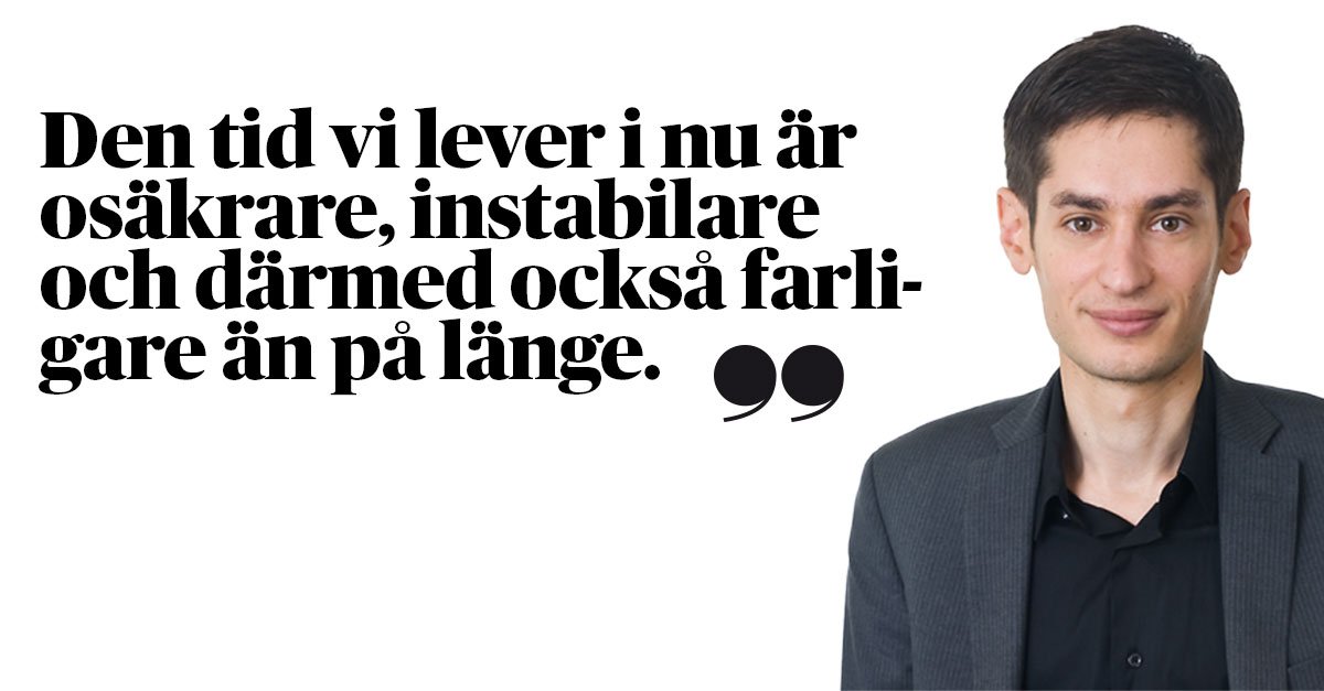 DN:s Peter Wolodarski: Förintelsen började i ett modernt samhälle – det kan hända igen. dn.se/ledare/peter-w… #DN