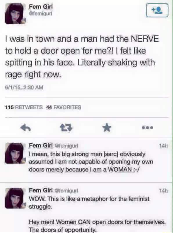 MeninistTweet's tweet photo. Chivalry is dead because women killed it https://t.co/Zrpgr31iOH