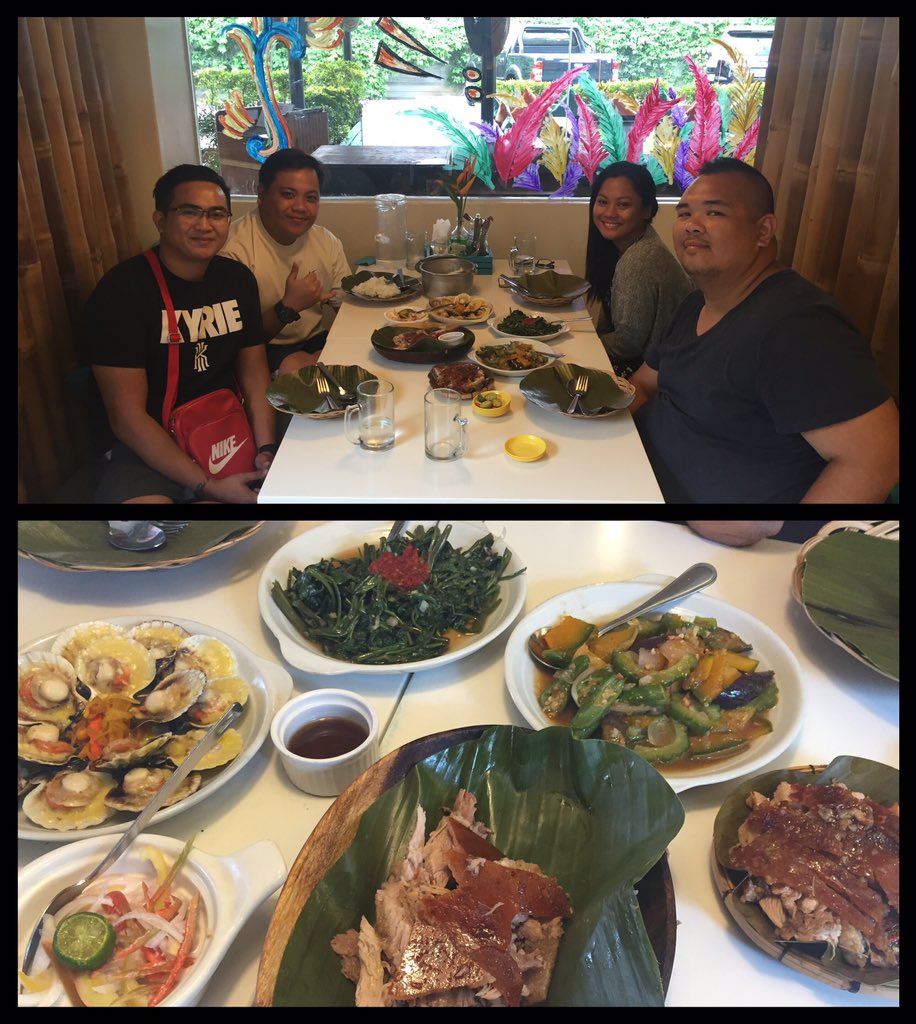 abesamismark's tweet photo. Last day lunch here at House of Lechon Cebu! ☺️😋😁👍🏼 #CebuHits #iSquadBolls #SpicyLechon https://t.co/OrV4li9jmD