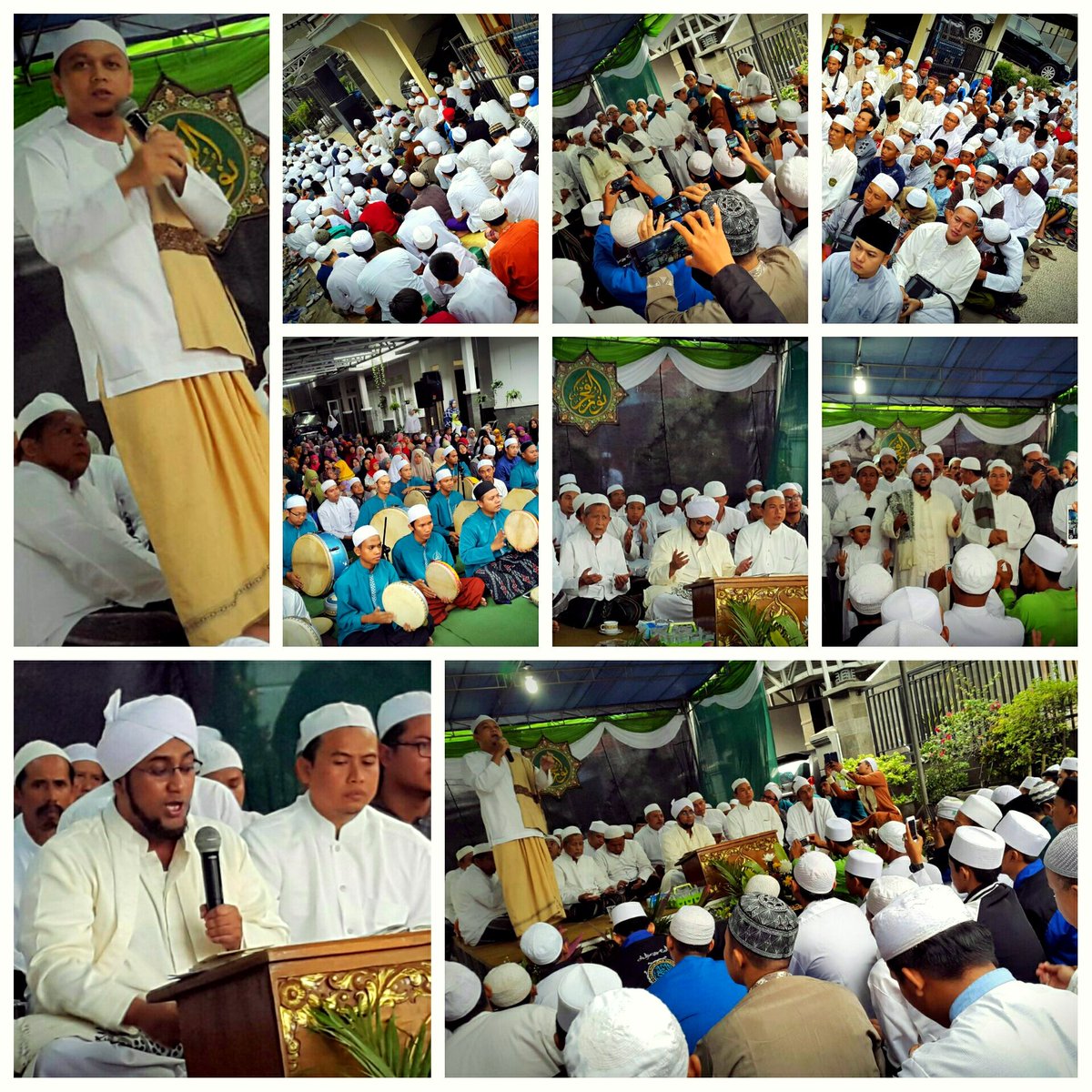 Menghadiri Majelis Nurul Fajri pimpinan habib <a href="/sayyid_drahman/">Abdurrahman assegaff</a>