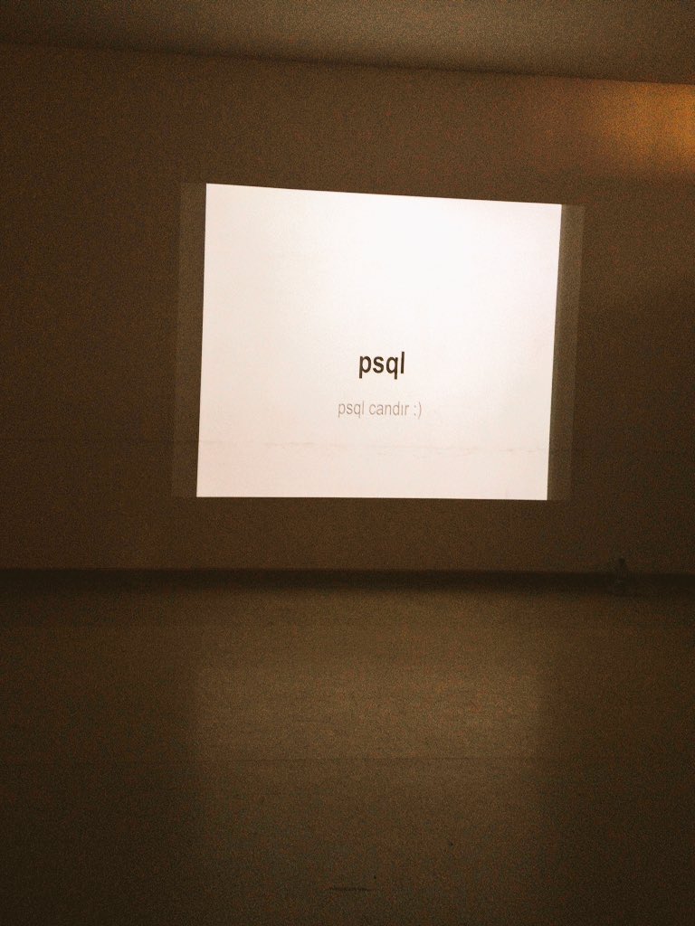 sukran_t's tweet photo. Çok sevimli degil mi? #ab2016 #postgresql https://t.co/7ooxbKT1uO