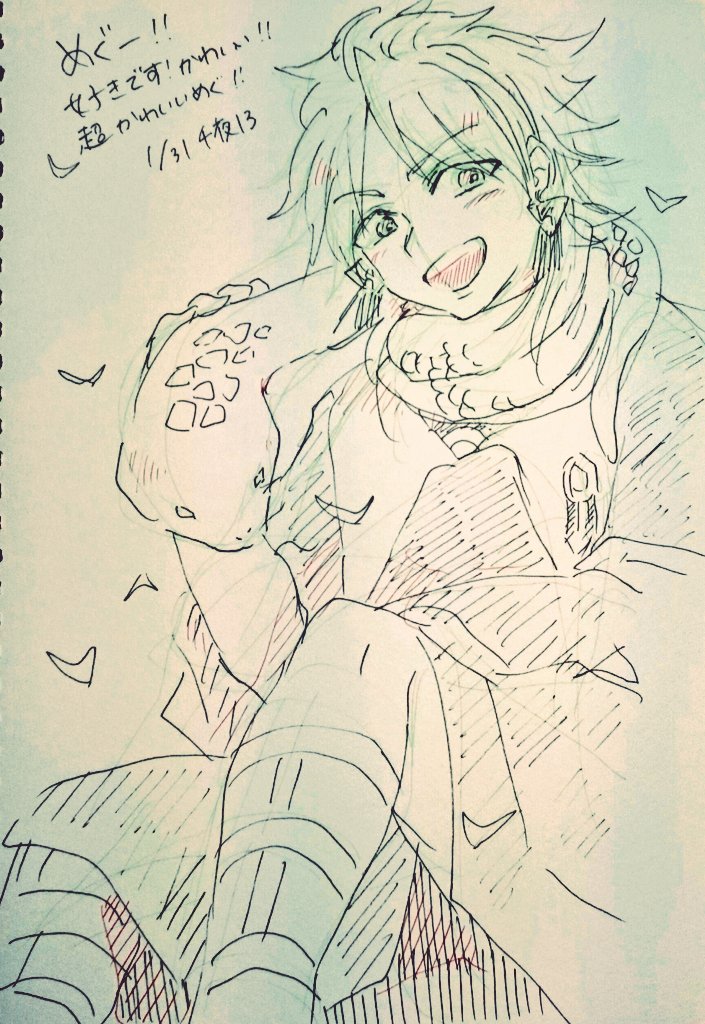 今日の千夜一夜13で
はとみんにスケブを描いて頂きました!
スフィントスくん...😂💗
ああああ~家宝にすっぺ~😂😂💗💗
(Twitterにあげる許可は頂いております)