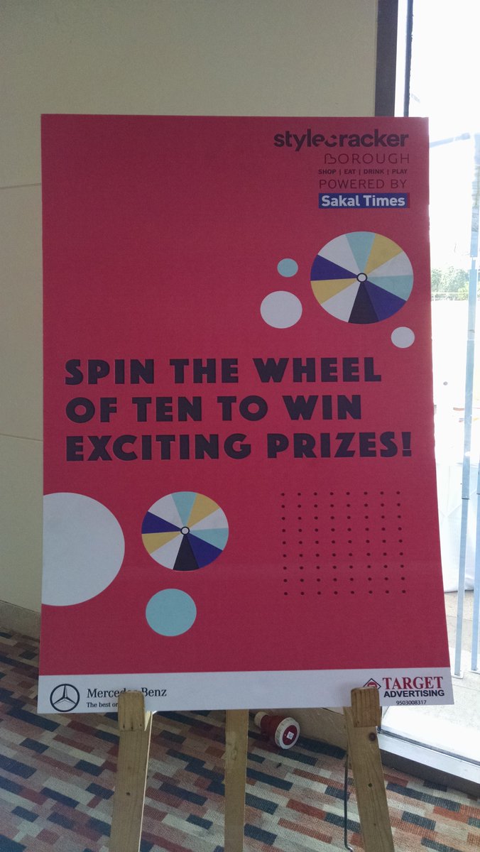 TheSC_Project's tweet photo. Time to spin the grand Wheel of 10! You have exactly 1 hr to win vouchers, prizes & have some extra fun. #SCBPune https://t.co/AviNQDqnJm