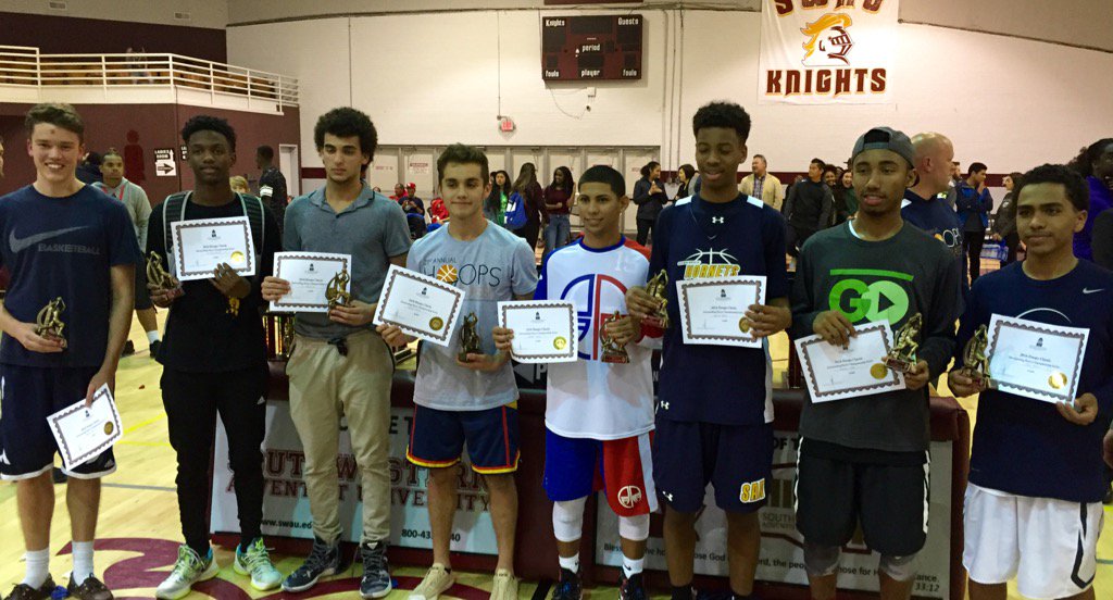 Men's all tournament team. #SWAUhoops 🏆🏀💯