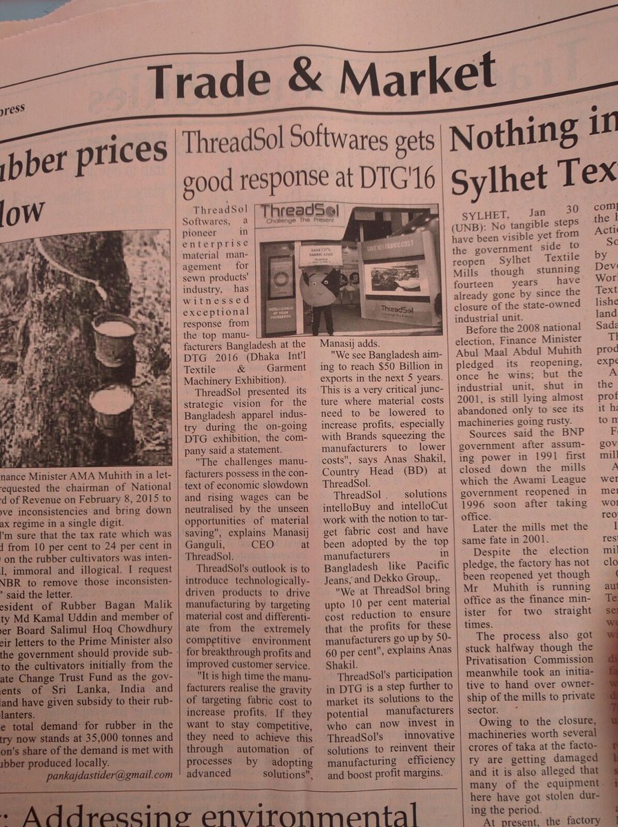 SrajanSaxena's tweet photo. #Threadsol #WarAgainstWastage #DTG #Bangladesh ....!!!! https://t.co/UKLFwblYja
