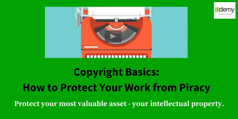 judy_allness's tweet image. #udemy #copyrightbasics - Copyright Basics: How to Protect Your Work from Piracy --&amp;gt;  goo.gl/mc2zP7