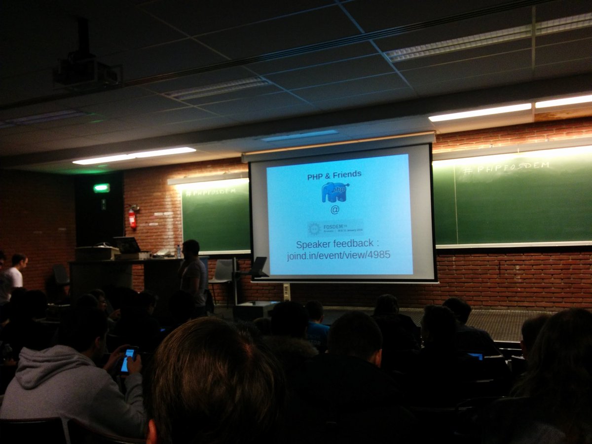 desarrolla2's tweet image. beginning the day #phpfosdem