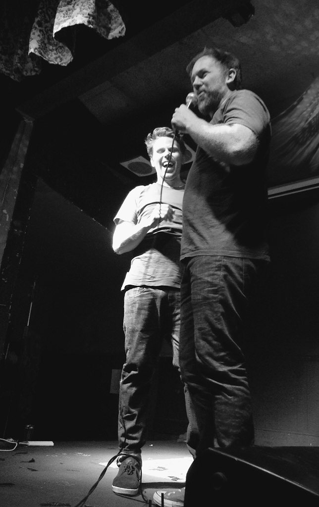 .<a href="/SteeleSaunders/">Steele Saunders</a> and <a href="/lehmo23/">Lehmo</a> say farewell and goodbye to <a href="/PublicBarComedy/">PublicBarComedy</a> . One small tear wells gently in my eye