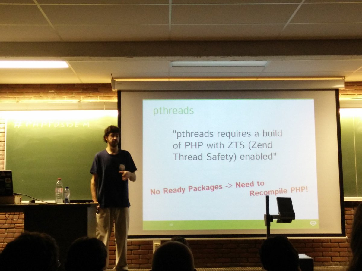 ywarnier's tweet image. Parallel,  asynchronous PHP at #FOSDEM2016 with @maraspin #PHPFOSDEM
