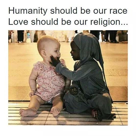 Humanity and love. Happy Sunday ♡♥
