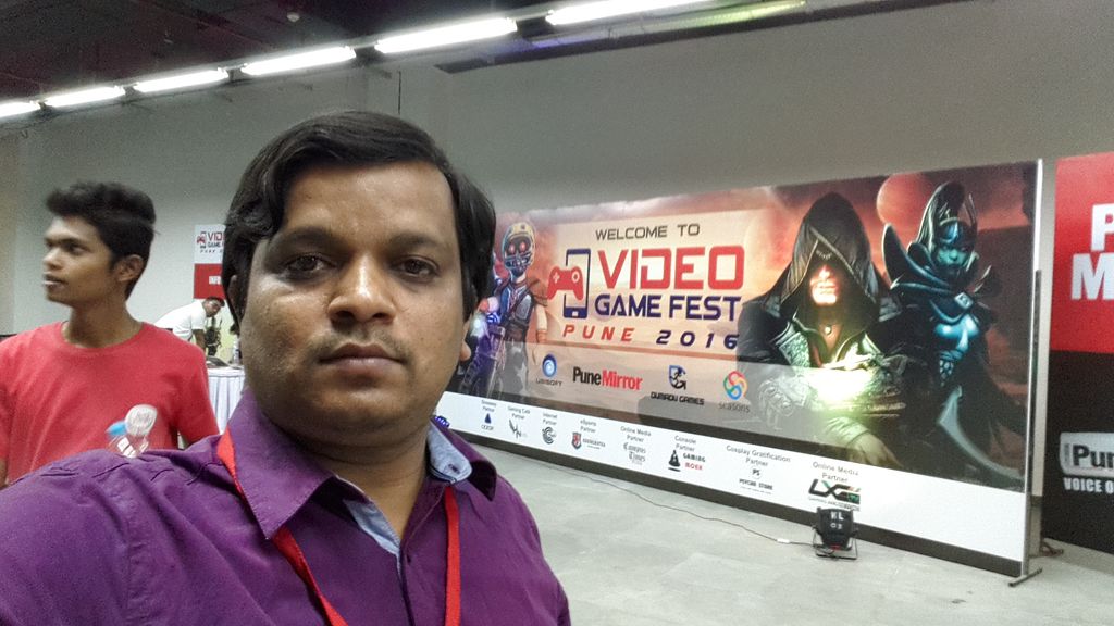 sangrampatil's tweet photo. VGF Pune 16 Rocks.... #vgfselfie #videogamefest https://t.co/6TKILFZTxY