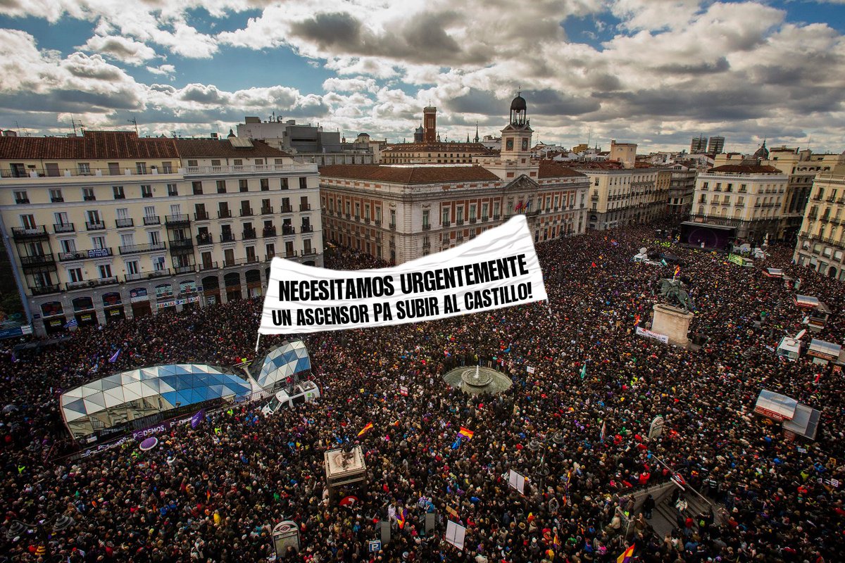Última hora: Lorquinos toma la Puerta del Sol. #Lorca es un clamor! #Lobordamos