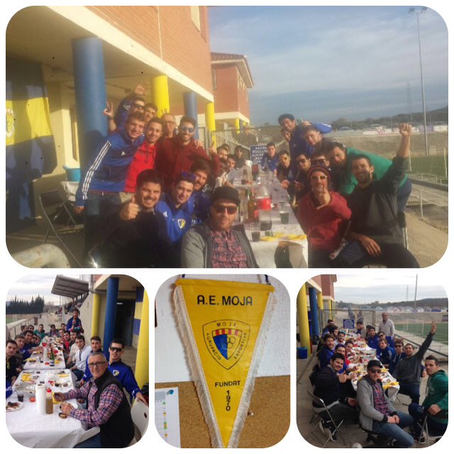 AEMoja's tweet photo. Calçotada de l'equip #postderbi #mojastyle https://t.co/QnAUjYFxkf