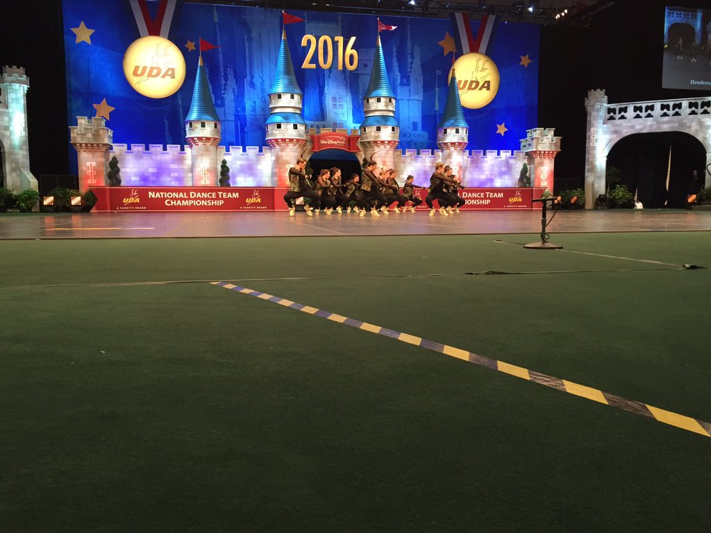 The girls in camo from Hendersonville HS in Small Varsity Hip Hop Finals division brought some sass!#UDAnationals