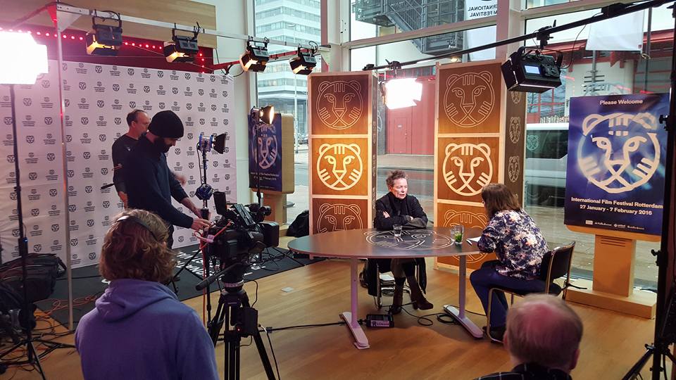 WesselStroom's tweet photo. #360video filming at #IFFR #Rotterdam! Interview @LaurieAnderson, director Heart of a Dog. https://t.co/p9TdwiJEaY https://t.co/4xyYNbxq7Y