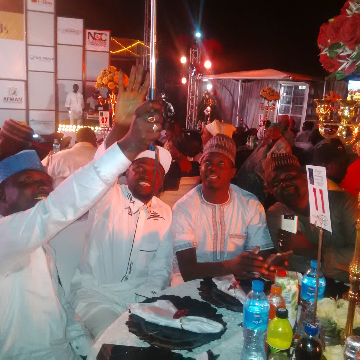 Hausafilmsnews's tweet photo. Best pictures of the night at kannywood Award dinner @alinuhu @Nuhu12345 @Adam_A_Zango @alkali_s @Manushahrukh1 https://t.co/ejPA9KNhH5