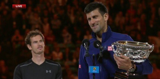 FakeShaneWatson's tweet photo. Feeling as happy as Andy Murray https://t.co/R4ev9Z44vi