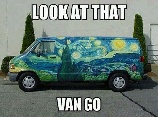 Lol this is #vangogh van