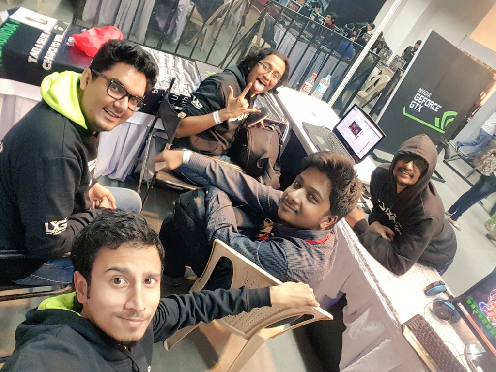 sonusinghnx's tweet photo. At work. #videogamefest #vgf2016 #eSports #eSportsIndia #lxgindia https://t.co/8X50Dr97ho
