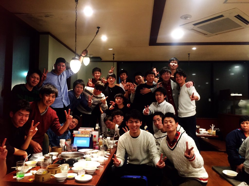 BBKUMA89's tweet photo. 昨日は楽しかったー😁
3年間で初めての打ち上げ！
そして、今日から寮生活！
不安やけど先輩優しいき良かった！
明日から練習頑張ろ💪 https://t.co/JZCQALpMc1