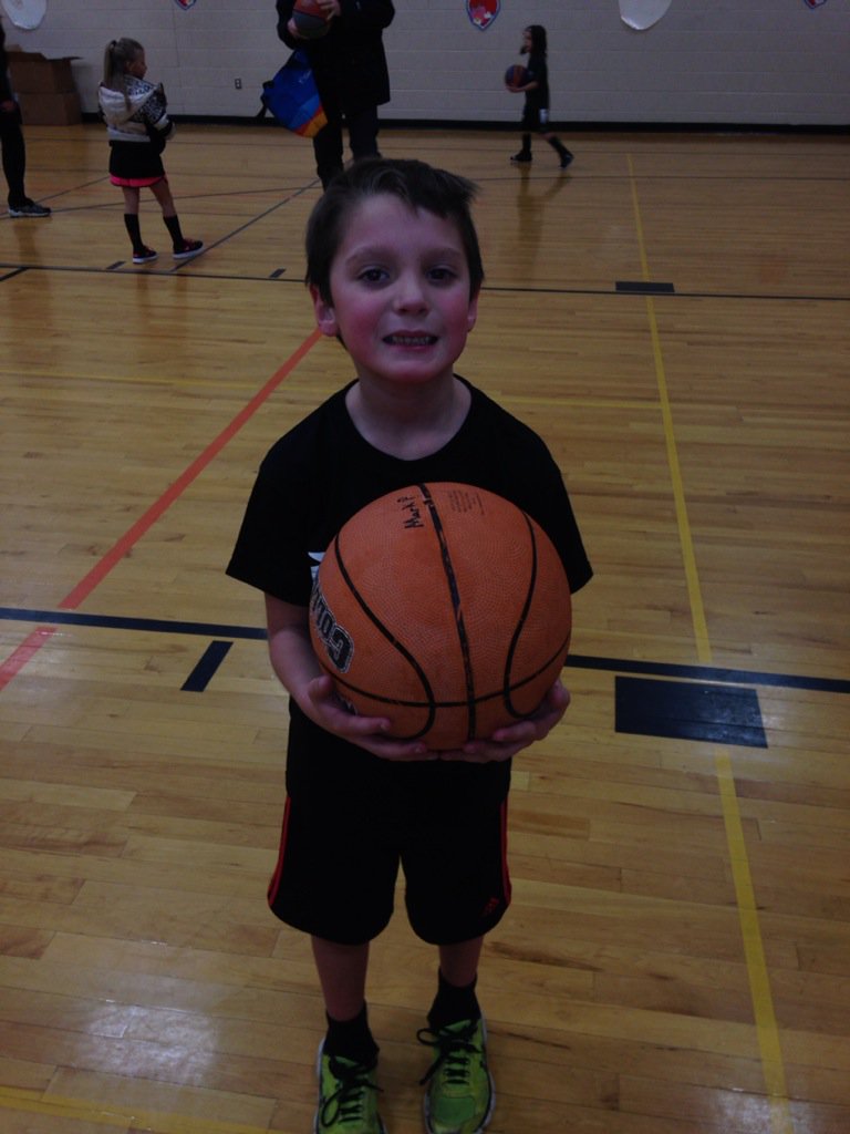 Mark loved his first day if basketball!
