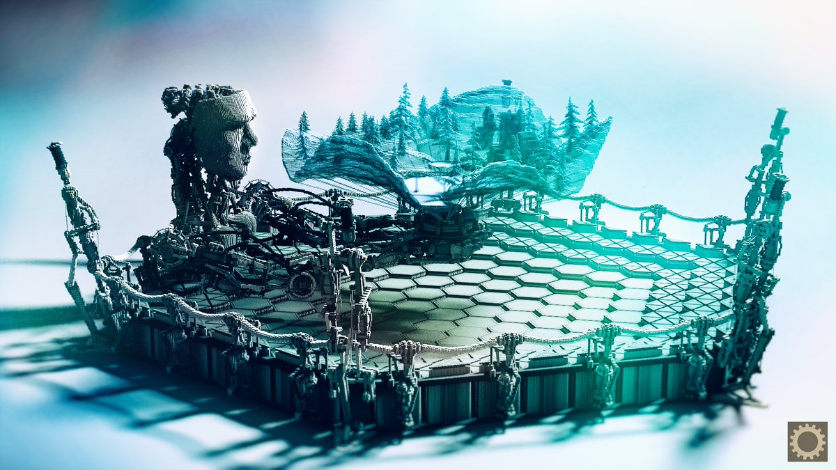 BlockWorksYT's tweet image. Stunning build by our own @S_M0nKeY, rendered by @Splekh - enjoy! planetminecraft.com/project/a-futu…