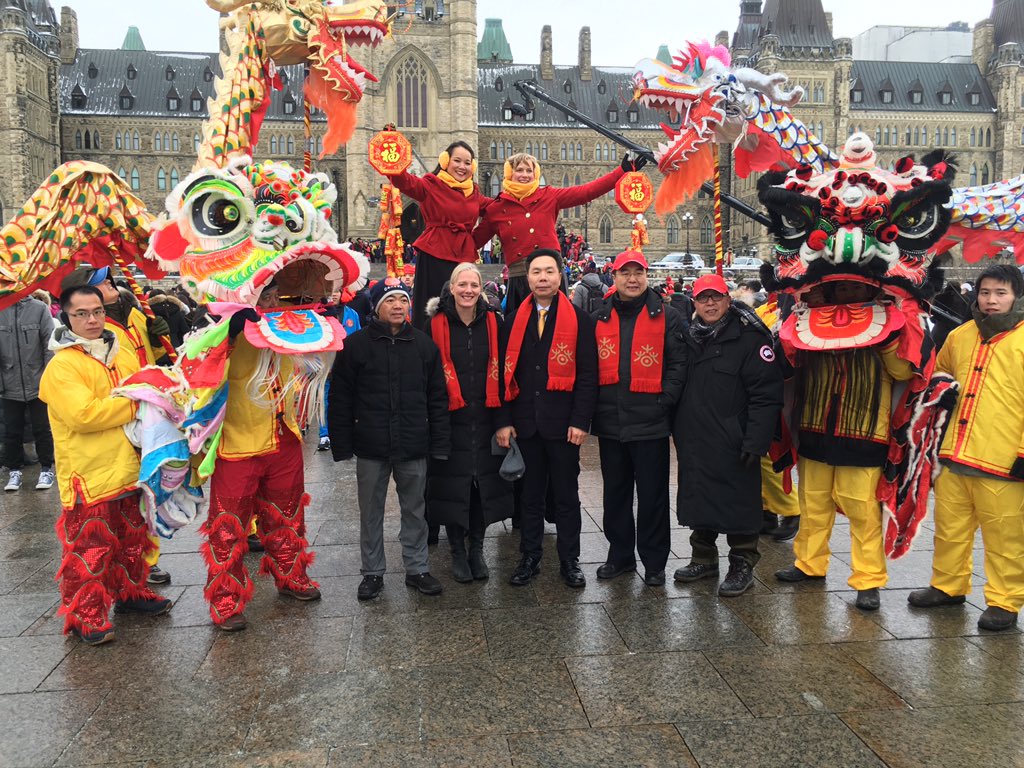 Image result for Chinese new year celebration on parliament hill