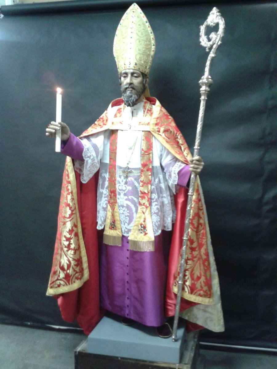 MT <a href="/Candelaria_Arac/">Candelaria Aracena</a>: Imagen del nuevo San Blas Patrón de Aracena realizada por J. M. Miñarro  #Aracena