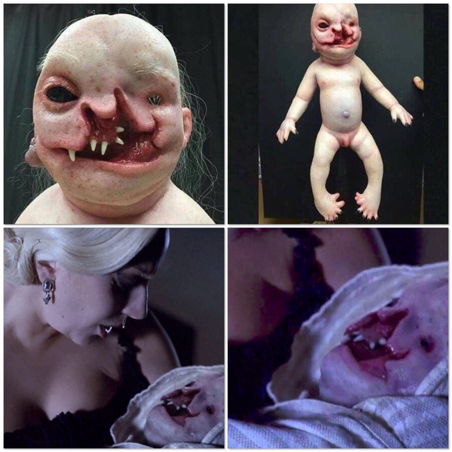 ItalianMonster8's tweet photo. The Countess' child Bartholomew is revealed #AHSHotel https://t.co/ZIoKDyQ4Wu