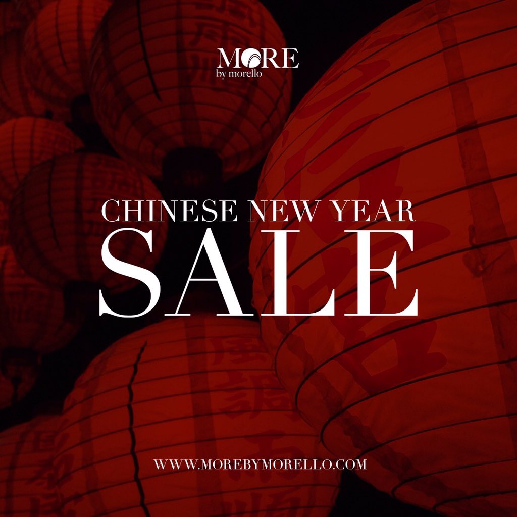 #CNY is right around the corner! Be sure to take a look at our web to get a few things for your loved ones on SALE!