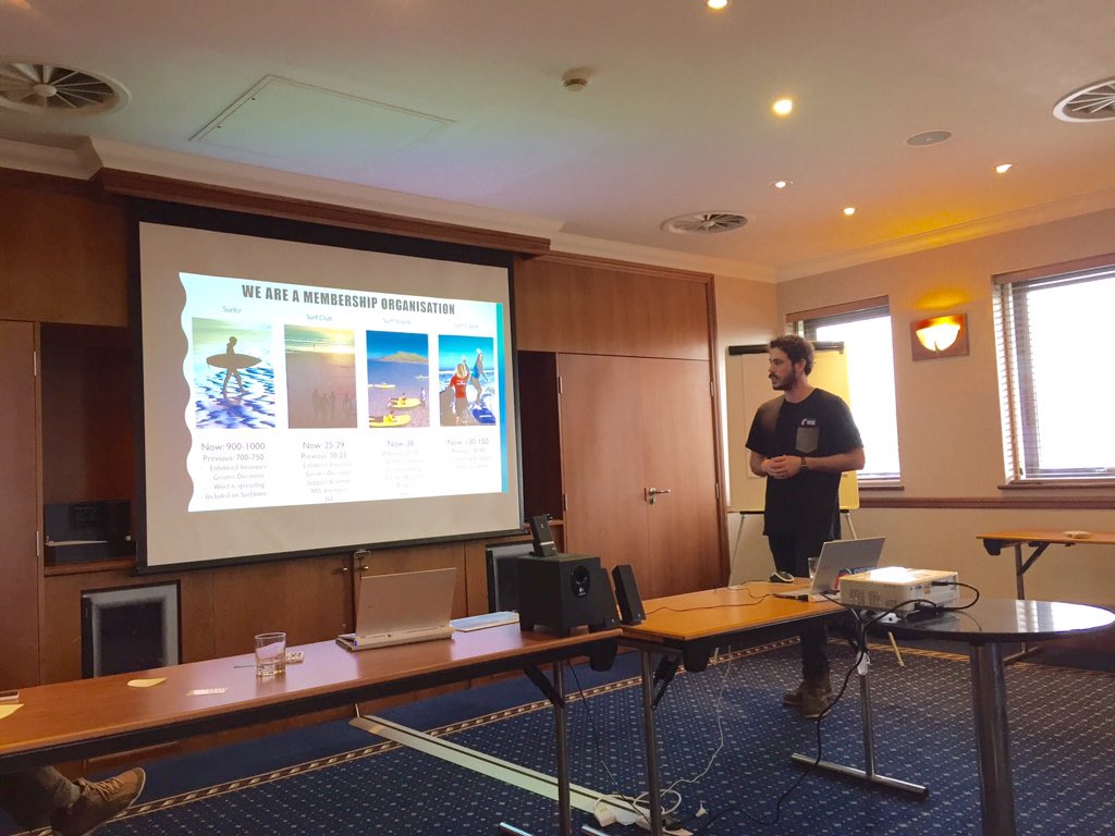 ChristianSurfer's tweet photo. @SurfingGB AGM underway, good turn out, currently #nickrees chatting through a busy year on operations #getinvolved https://t.co/sfodQnIW6b