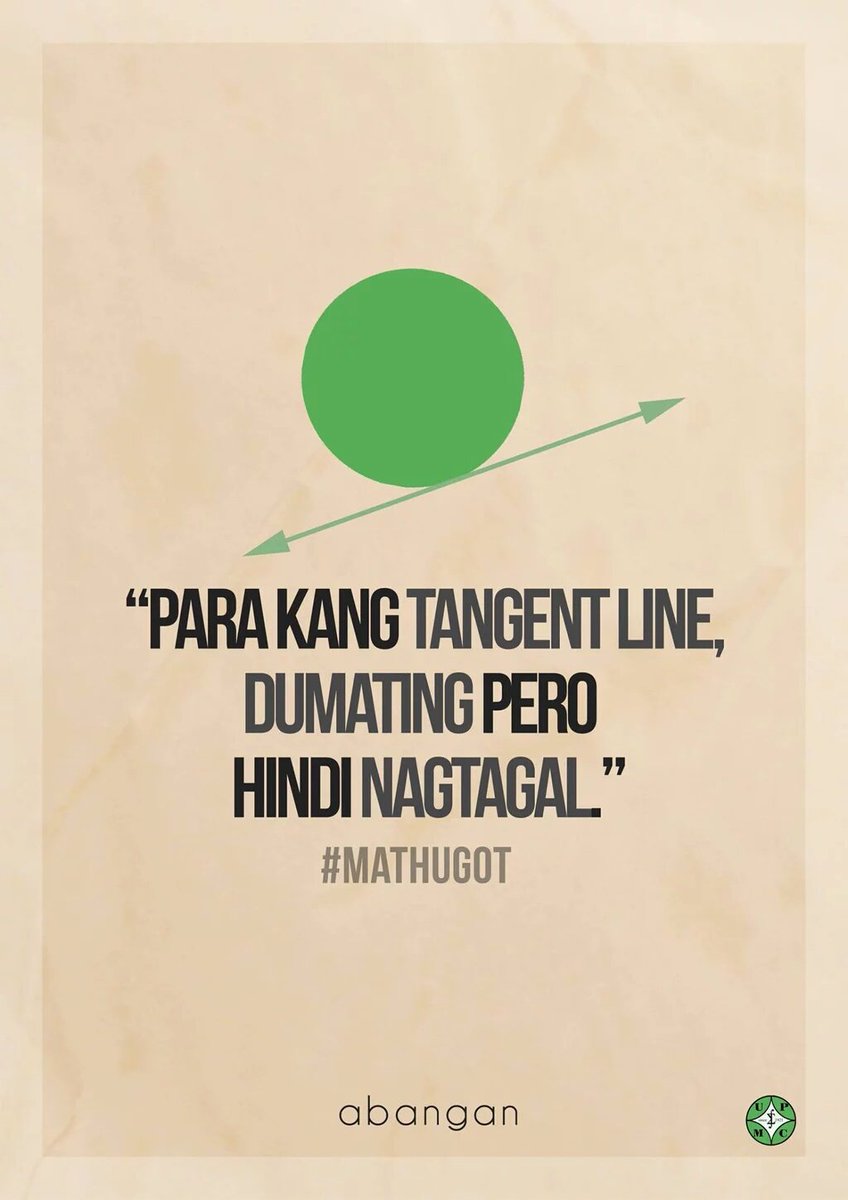 rgeyb's tweet image. Astig itong #MathHugot ng UP Math Club. Pop Culture &amp;amp; Math Concepts in 1. Ma-try nga ito sa future class. Helpful. 👍