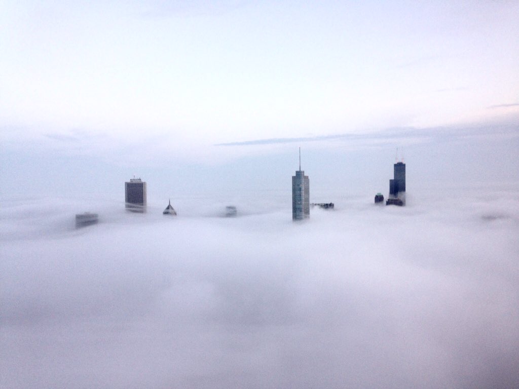 witchhat's tweet image. My photo of #chicago above the #fog got honorable mentions in two categories of the @MobiPhotoAwards. Thanks!
