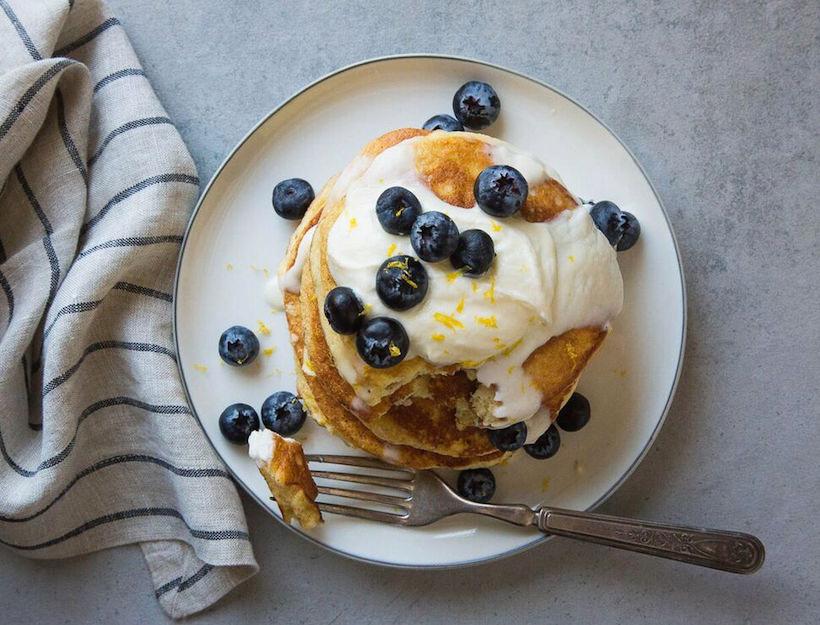 goop's tweet photo. A lemon ricotta pancake recipe that will make the entire family extra happy: https://t.co/xROEAHCf9e https://t.co/JjHoKqWRsU
