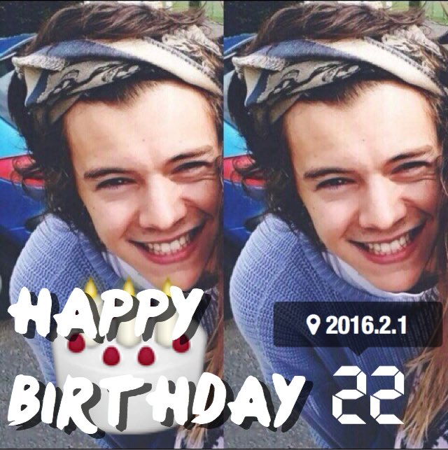 asuka_1d_'s tweet photo. 🎂HARRY BIRTHDAY HARRY🎂
 歌声も笑顔もダイスキです。😍

   #HappyBirthdayHarryStyles https://t.co/pIo5A7jnsO