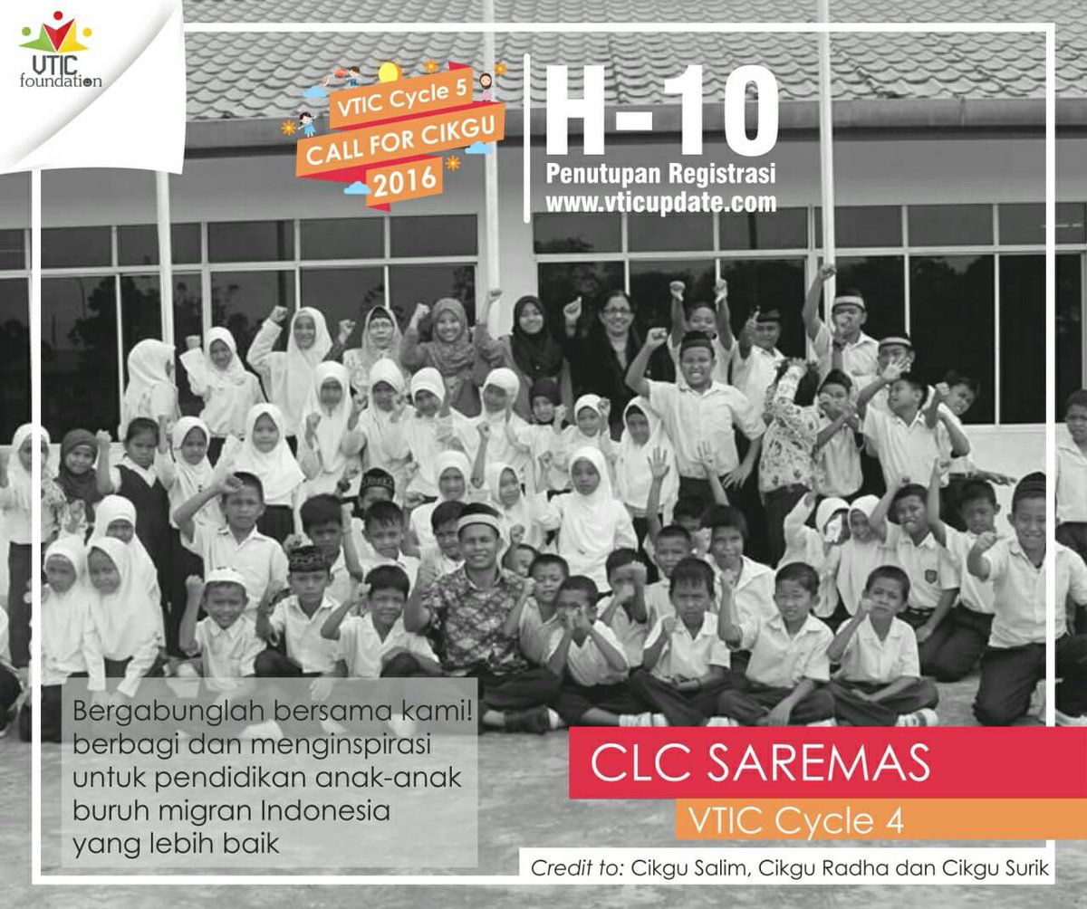 VTICFoundation's tweet photo. H-10 nih! Hap! Hap!
#SiapJadiCikgu
#VTICCycle5
#MendidikDalamKeberagaman https://t.co/TOibvSUmyJ