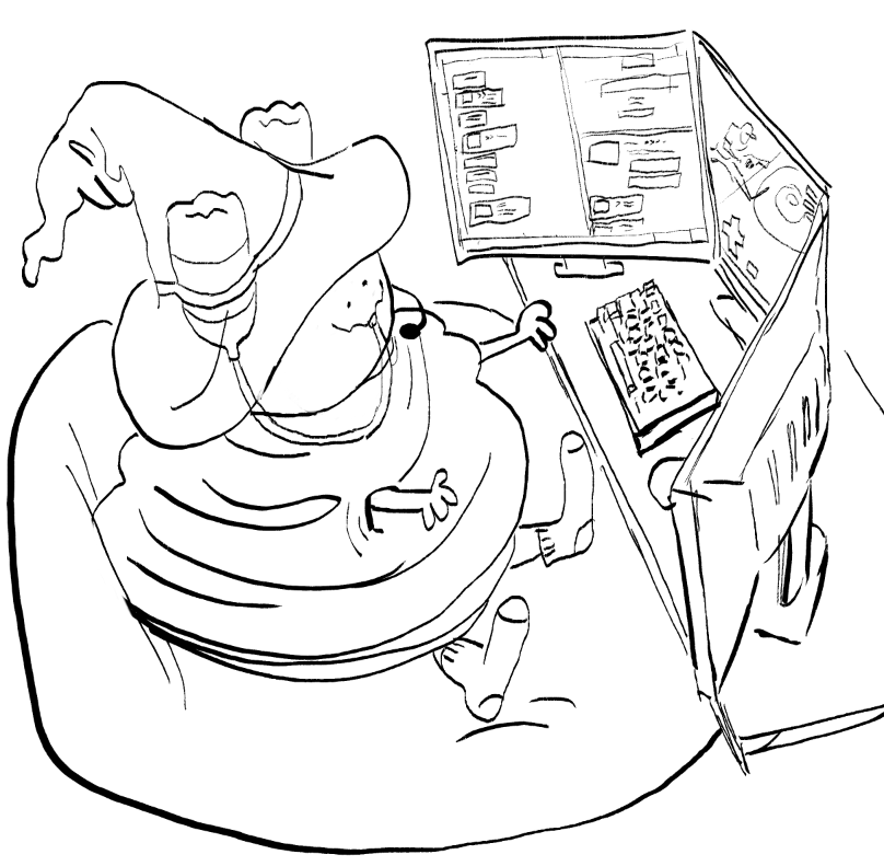 someone asked me if I had a witchsona lol 