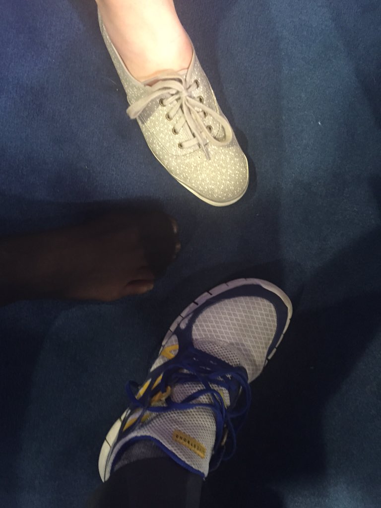 JanessaWebb's tweet photo. We are taking over the shoe game... Can you guess who is who? @nfoley1418 @MegDShaw https://t.co/XyjIN2g3Ti