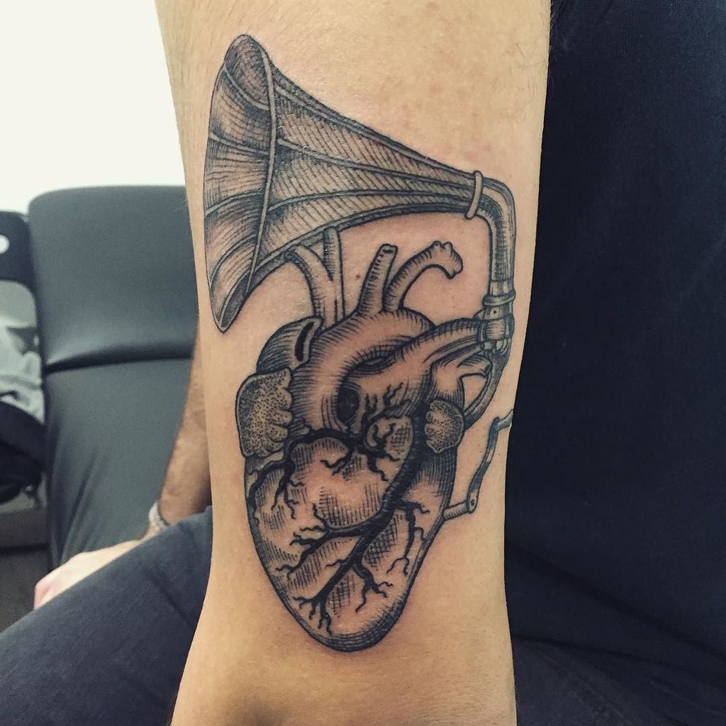 Fer_Gongora28's tweet photo. Gracias @__davidp #ink #tattoo #tatuaje #heart #anatomicheart #heartgramophone  #gramophone #gramola #linework #lin… https://t.co/5ecuNL2OMt