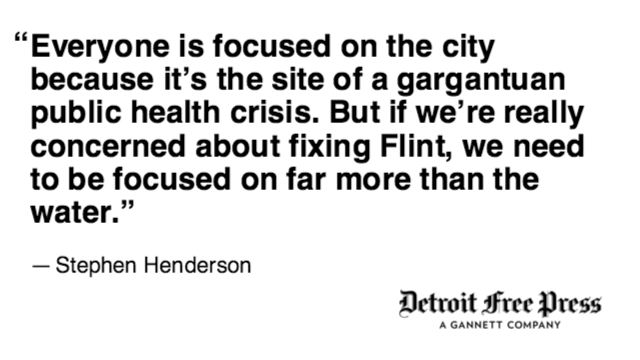 FreepOpinion's tweet image. Stephen Henderson on the policy behind Flint's decline: on.freep.com/1nvOAUv