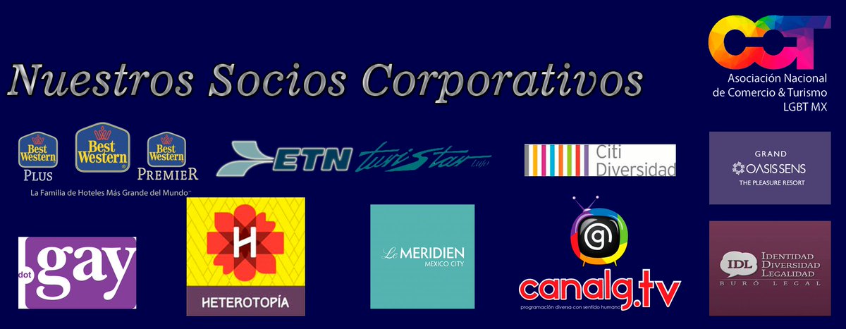 ancoturlgbtmx's tweet photo. Les compartimos parte de nuestros socios que nos apoyan #cctlgbtmx https://t.co/NiYXnG8Ejp