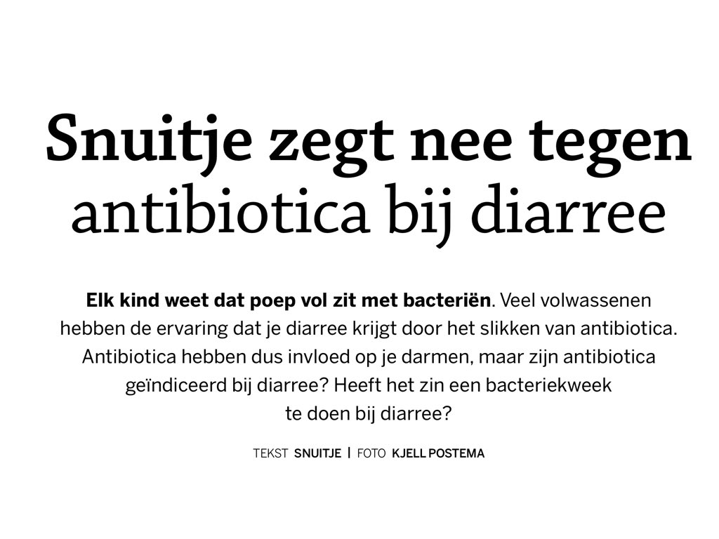 Antibiotica dus zelden nodig. 
Chronische diarree = chronische behandeling.
Giardia: fenbendazol 1e keus