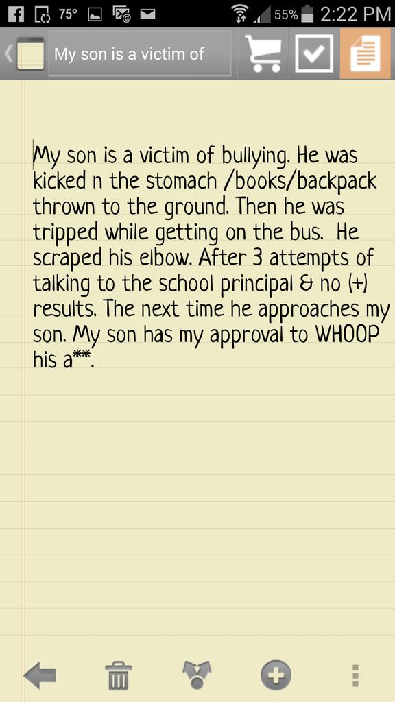 814jazzyjazzy's tweet image. #stopbullying My son is a victim of  #bullying. He was afraid to tell me. As result of being bullied. 
#MakesmeMAD