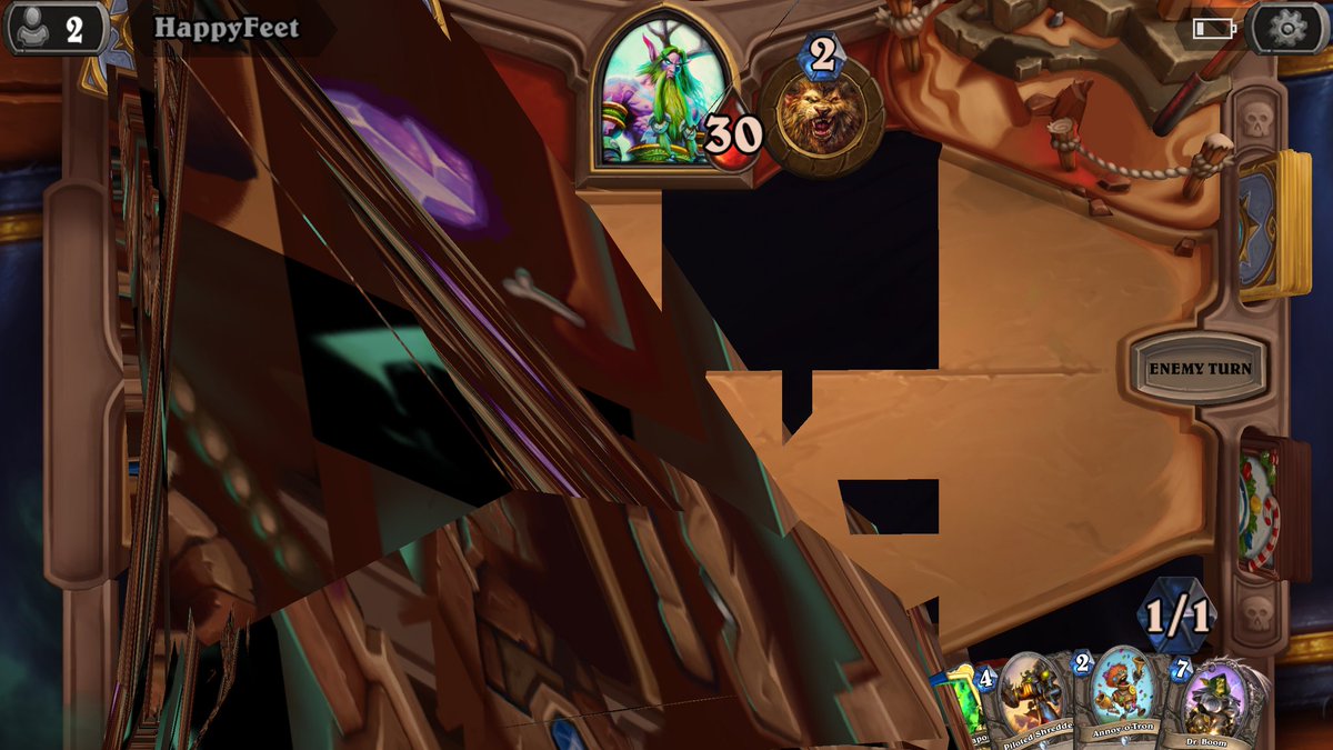 SfSmithy's tweet photo. I just won this game regardless of glitch hehe #hearthstone https://t.co/EOlRdhL9QW