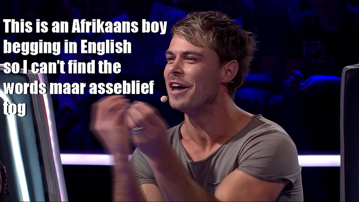 VoiceSA's tweet photo. Hahaha this is how badly Bobby needs Prime Zulu in his team https://t.co/AdXipb0mOU! #TheVoiceSA https://t.co/EO9SOrCNpz
