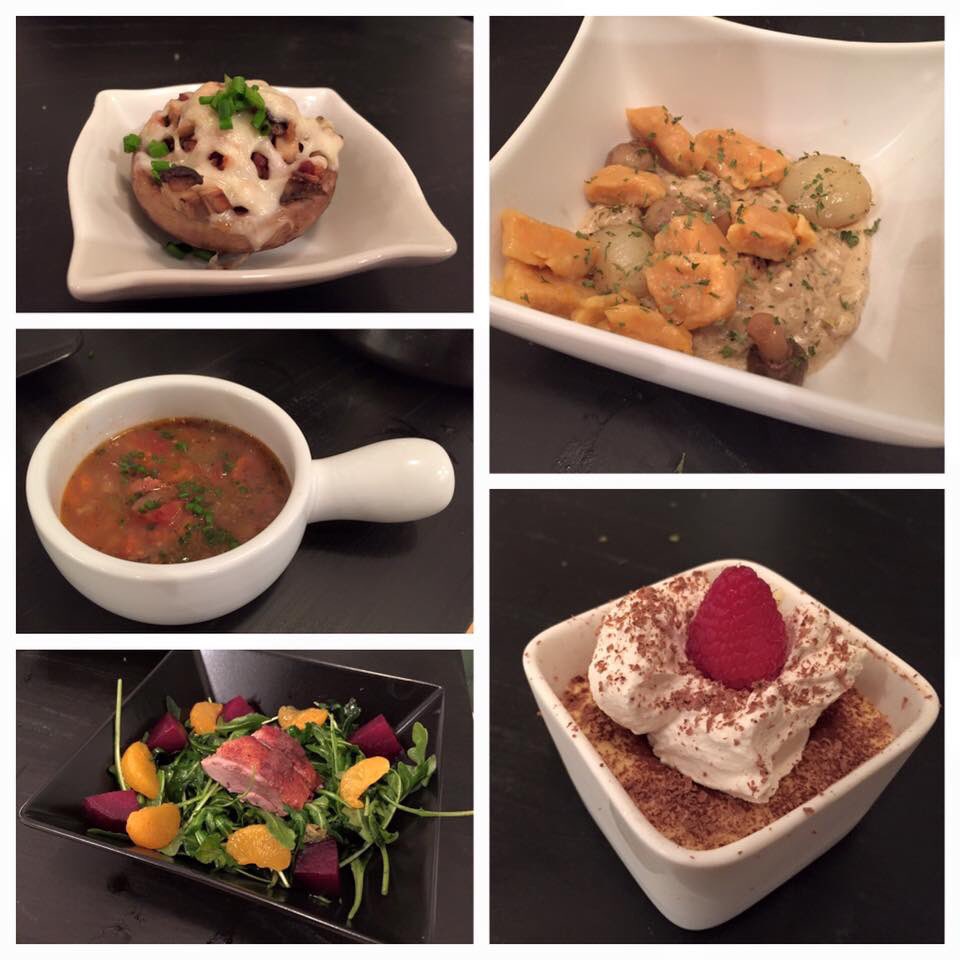 HamOntFoodie's tweet photo. Dinner party at our place last night. Duck, gnocchi, tiramisu. Veggies from @HamOntMarket #homebodyfoodie https://t.co/XqB3MiE4SG