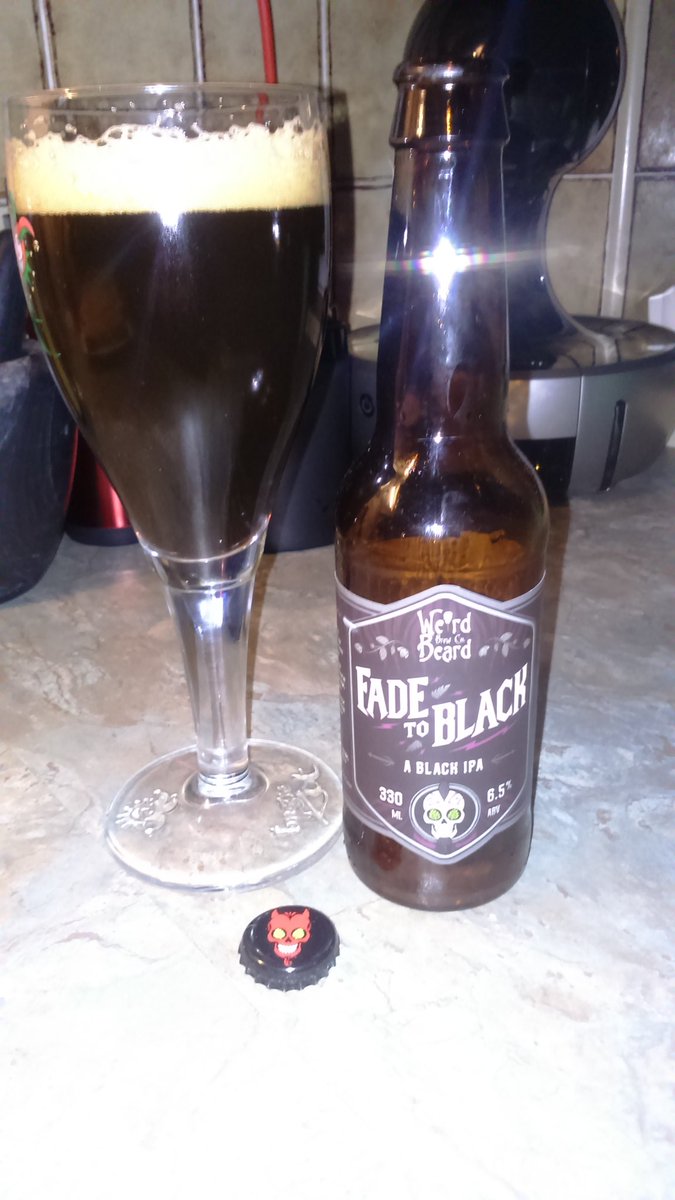 RangeGlue's tweet photo. Fade To Black. Wierd Beer Co. Dark (no shit),  meaty and entirely workable #beetweets https://t.co/aFgd9M1xQA