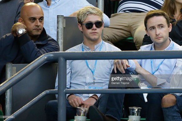 1DUpdateAccess's tweet image. More of Niall at the #AusOpenFinal earlier today! -H